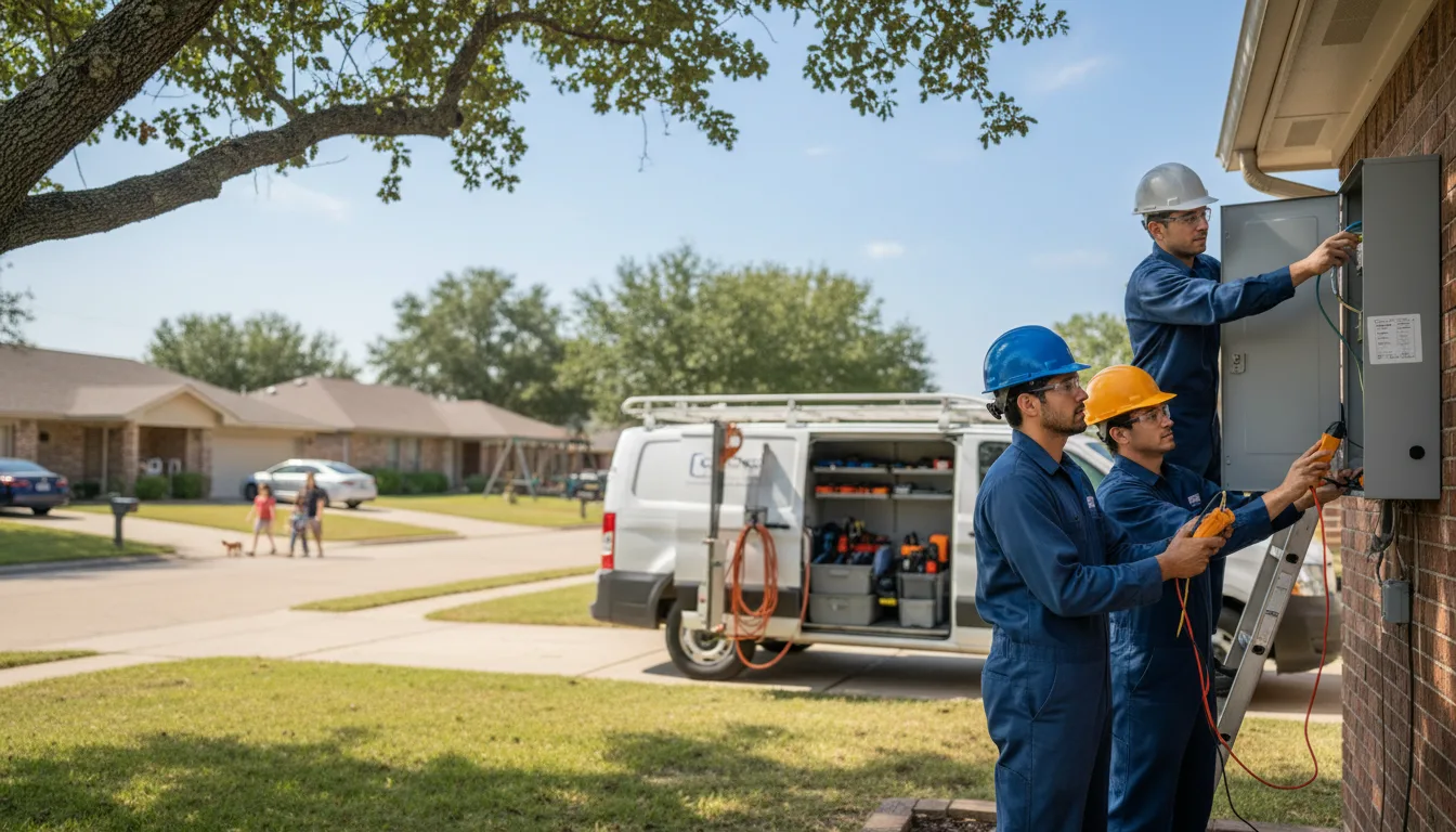 Certified electrician providing emergency electrical services in Russellville, KY